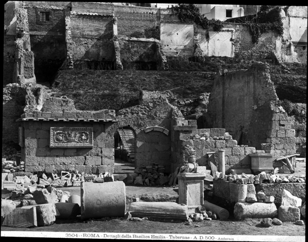Basilica Aemilia lantern slide