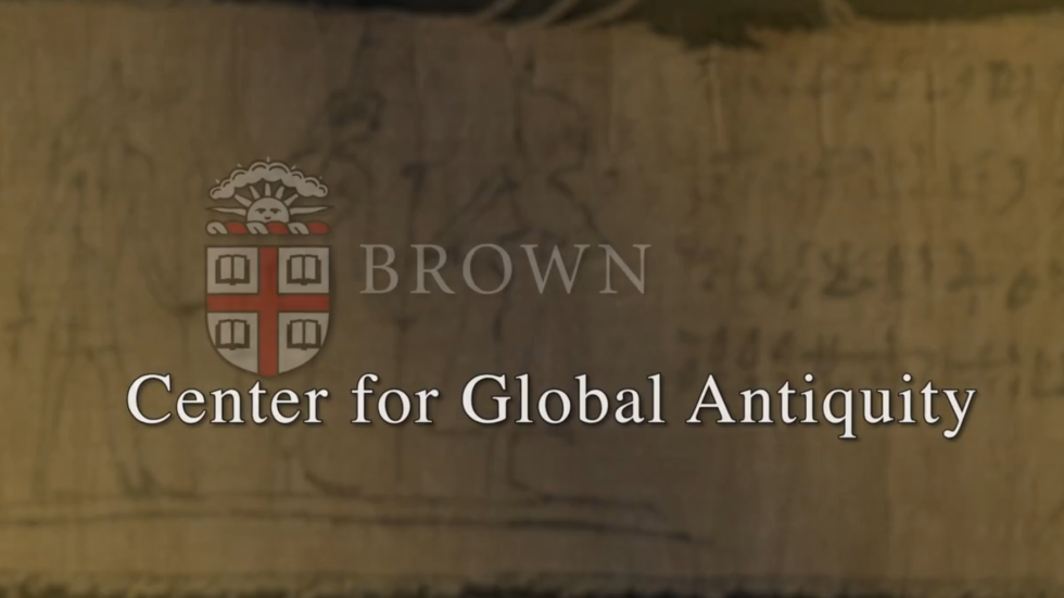 Text that reads "Brown" and "Center for Global Antiquity"